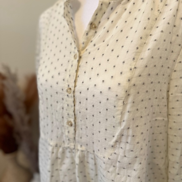 Lucky brand cream blouse - Picture 3 of 3